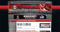 Desktop Screenshot of littletonhockey.org