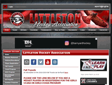 Tablet Screenshot of littletonhockey.org